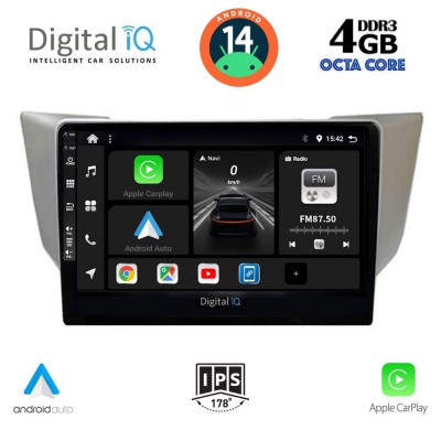 DIGITAL IQ BXF 6345_CPAA (9inc) MULTIMEDIA TABLET for LEXUS RX 300 – 400 mod. 2003-2008