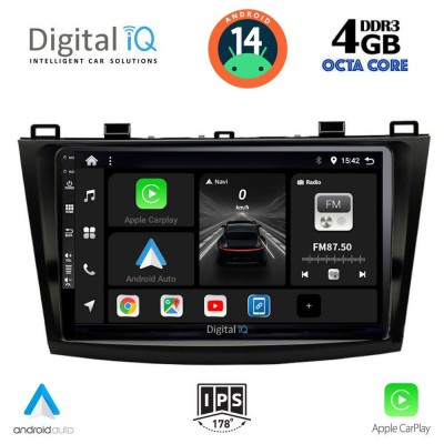 DIGITAL IQ BXF 6366_CPAA (9inc) MULTIMEDIA TABLET for MAZDA 3 mod. 2009-2014