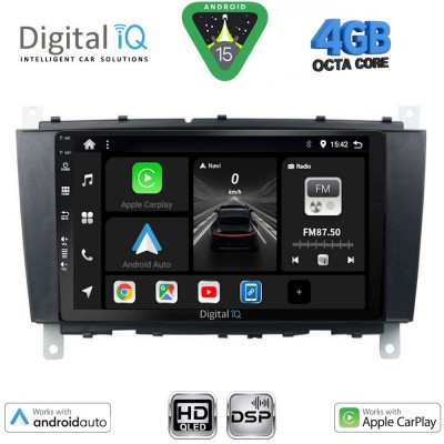 DIGITAL IQ BXF 6403_CPAA (8inc) MULTIMEDIA TABLET for MERCEDES C – CLK (W203-209) mod. 2004-2008