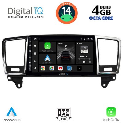 DIGITAL IQ BXF 6415_CPAA (9inc) MULTIMEDIA TABLET for MERCEDES ML (W166) - GL (X166) mod. 2011-2019
