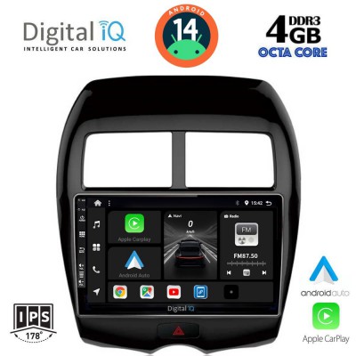 DIGITAL IQ BXF 6430_CPAA (10inc) MULTIMEDIA TABLET for MITSUBISHI ASX mod. 2009-2020 - PEUGEOT 4008 mod. 2012-2018