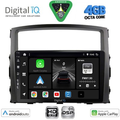 DIGITAL IQ BXF 16446_CPAA (9inc) MULTIMEDIA TABLET for MITSUBISHI PAJERO mod. 2006-2013