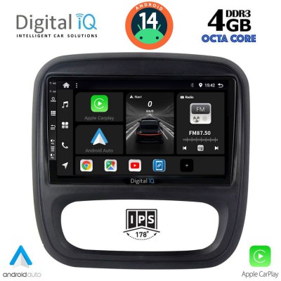 DIGITAL IQ BXF 6499_CPAA (9inc) MULTIMEDIA TABLET for OPEL VIVARO – RENAULT TRAFIC – FIAT TALENDO – NISSAN NV 300 mod. 2014>