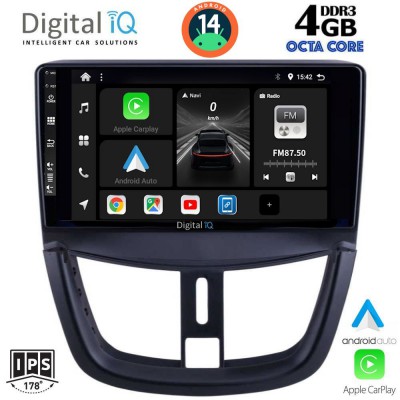 DIGITAL IQ BXF 6507_CPAA (9inc) MULTIMEDIA TABLET for PEUGEOT 207 mod. 2007>