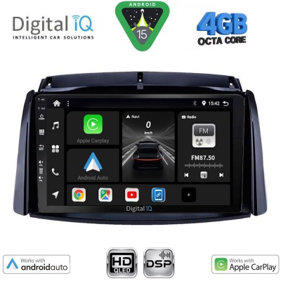 DIGITAL IQ BXF 16551_CPAA (9inc) MULTIMEDIA TABLET for RENAULT KOLEOS mod. 2006-2016