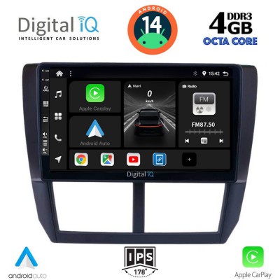 DIGITAL IQ BXF 6662_CPAA (9inc) MULTIMEDIA TABLET for SUBARU FORESTER - IMPREZA - XV mod. 2008-2013