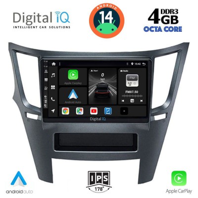 DIGITAL IQ BXF 6667_CPAA (9inc) MULTIMEDIA TABLET for SUBARU LEGACY - OUTBACK mod. 2009>