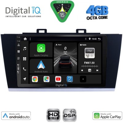 DIGITAL IQ BXF 16668_CPAA (9inc) MULTIMEDIA TABLET for SUBARU LEGACY - OUTBACK mod. 2014-2019