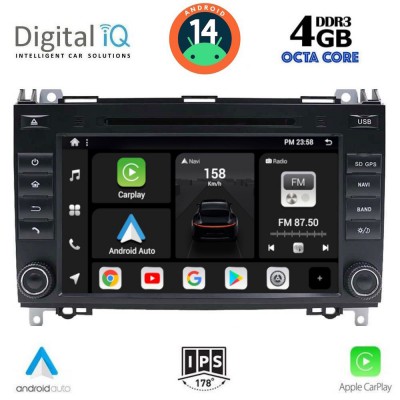 DIGITAL IQ BXF 668_CPAA (7'' DVD) MULTIMEDIA SYSTEM for MERCEDES A – B – SPRINTER – VITO – VIANO mod. 2004-2020