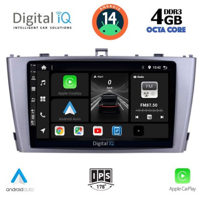 DIGITAL IQ BXF 6705_CPAA (9inc) MULTIMEDIA TABLET for TOYOTA AVENSIS (T27) mod. 2009-2015