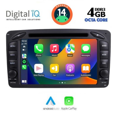 DIGITAL IQ BXF 771_CPAA (7'' DVD) MULTIMEDIA SYSTEM for MERCEDES C (W203) mod. 1999-2004