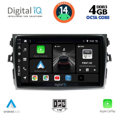 DIGITAL IQ BXF 6713_CPAA (9inc) MULTIMEDIA TABLET for TOYOTA COROLLA 4D mod. 2006-2012