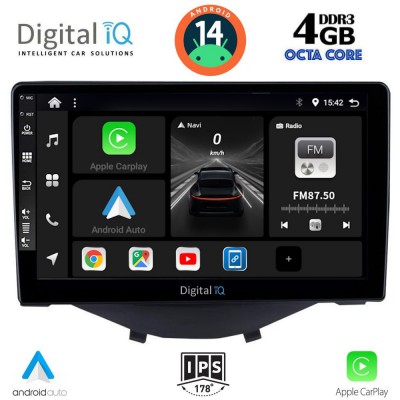 DIGITAL IQ BXF 6715_CPAA CLIMA (9inc) MULTIMEDIA TABLET for CITROEN C1-PEUGEOT 108-TOYOTA AYGO mod. 2014>