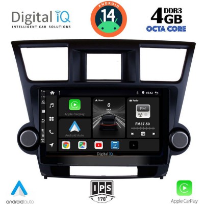 DIGITAL IQ BXF 6719_CPAA (10inc) MULTIMEDIA TABLET for TOYOTA HIGHLANDER mod. 2008-2015