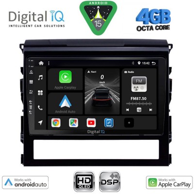 DIGITAL IQ BXF 16725_CPAA (9inc) MULTIMEDIA TABLET for TOYOTA LANDCRUISER mod. 2016-2019