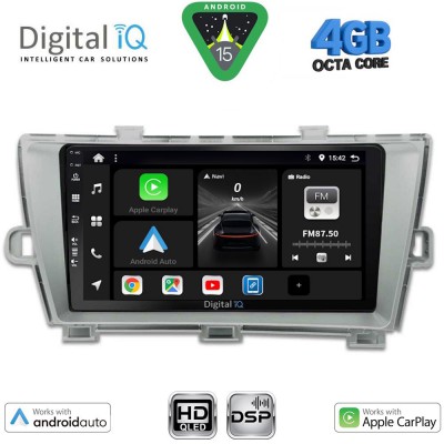 DIGITAL IQ BXF 16726SL_CPAA (9inc) MULTIMEDIA TABLET for TOYOTA PRIUS mod. 2009-2015 (SILVER)
