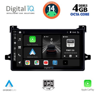 DIGITAL IQ BXF 6727_CPAA (9inc) MULTIMEDIA TABLET for TOYOTA PRIUS mod. 2016-2020