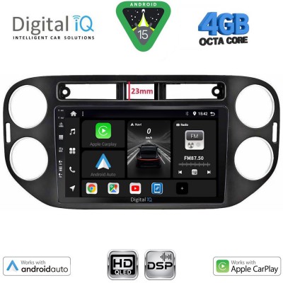 DIGITAL IQ BXF 16760BL_CPAA (9inc) MULTIMEDIA TABLET for VW TIGUAN mod. 2011-2016 (BLACK)