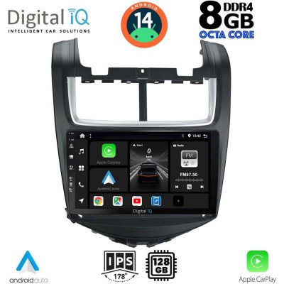 DIGITAL IQ BXF 7075_CPAA (9inc) MULTIMEDIA TABLET for CHEVROLET AVEO mod. 2014-2017