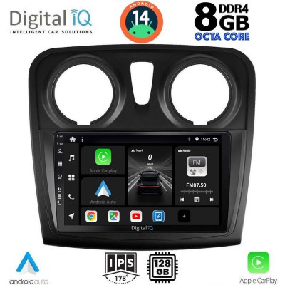 DIGITAL IQ BXF 7108_CPAA (9inc) MULTIMEDIA TABLET for DACIA LOGAN – SANDERO mod. 2012-2019