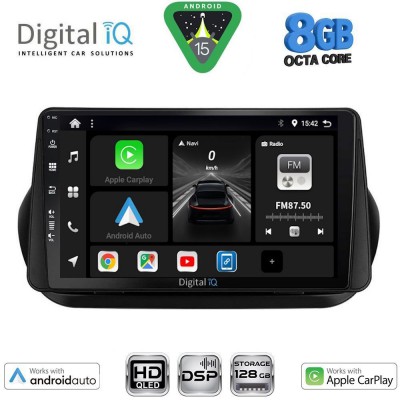 DIGITAL IQ BXF 7142_CPAA (9inc) MULTIMEDIA TABLET for CITROEN – FIAT – PEUGEOT mod. 2008-2018