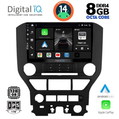 DIGITAL IQ BXF 7166_CPAA (9inc) MULTIMEDIA TABLET for FORD MUSTANG mod. 2015-2020