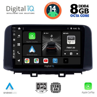 DIGITAL IQ BXF 7237_CPAA (10inc) MULTIMEDIA TABLET for HYUNDAI KONA mod. 2017>
