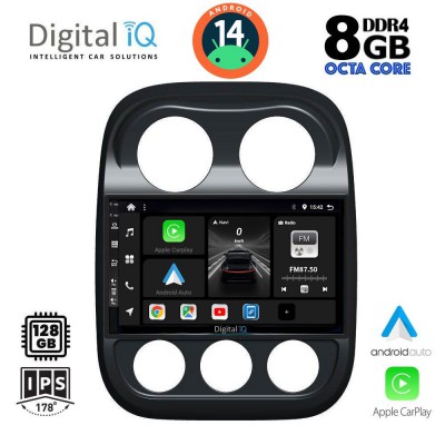 DIGITAL IQ BXF 7277_CPAA (10inc) MULTIMEDIA TABLET for JEEP COMPASS - PATRIOT mod. 2007-2016
