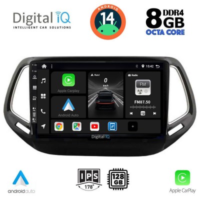 DIGITAL IQ BXF 7278_CPAA (10inc) MULTIMEDIA TABLET for JEEP COMPASS mod. 2016-2021