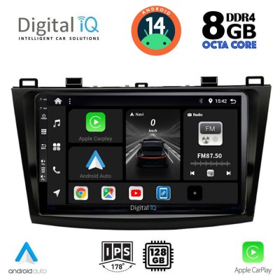DIGITAL IQ BXF 7366_CPAA (9inc) MULTIMEDIA TABLET for MAZDA 3 mod. 2009-2014