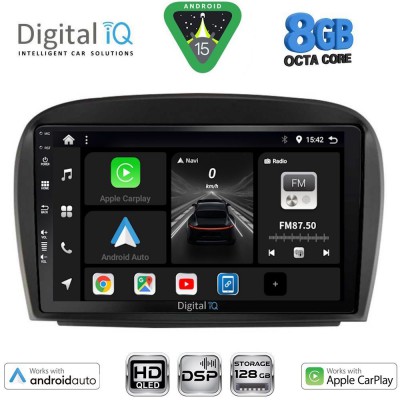 DIGITAL IQ BXF 7427_CPAA (9inc) MULTIMEDIA TABLET for MERCEDES SL (R230) FACELIFT mod. 2006-2012