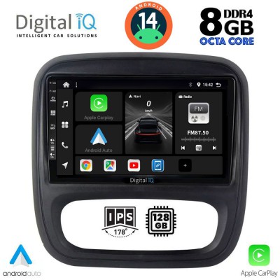 DIGITAL IQ BXF 7499_CPAA (9inc) MULTIMEDIA TABLET for OPEL VIVARO – RENAULT TRAFIC – FIAT TALENDO – NISSAN NV 300 mod. 2014>