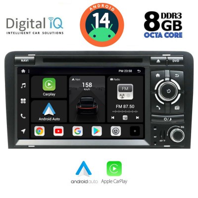 DIGITAL IQ BXF 749_CPAA (7'' DVD) MULTIMEDIA SYSTEM for AUDI A3 mod. 2003-2012