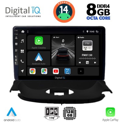 DIGITAL IQ BXF 7505_CPAA (9inc) MULTIMEDIA TABLET for PEUGEOT 206 mod. 1998-2006