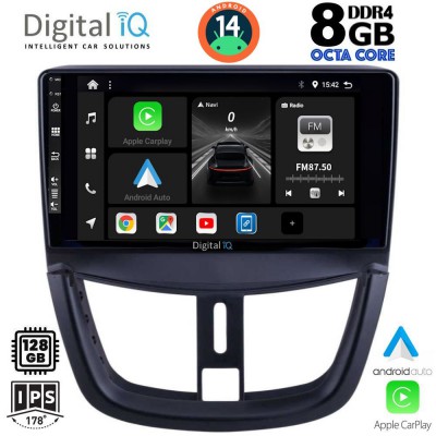 DIGITAL IQ BXF 7507_CPAA (9inc) MULTIMEDIA TABLET for PEUGEOT 207 mod. 2007>