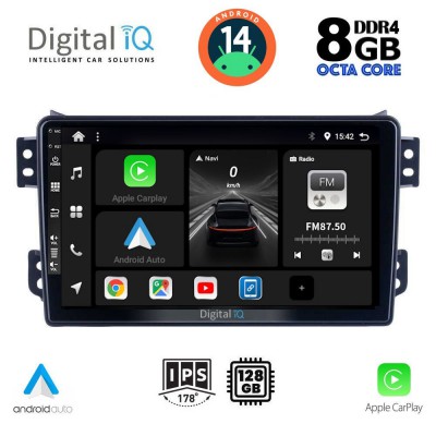 DIGITAL IQ BXF 7682_CPAA (9inc) MULTIMEDIA TABLET for OPEL AGILA - SUZUKI SPLASH mod. 2008>