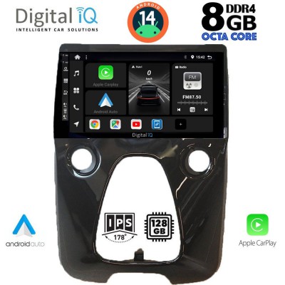 DIGITAL IQ BXF 7708_CPAA A/C (10inc) MULTIMEDIA TABLET for CITROEN C1-PEUGEOT 108-TOYOTA AYGO mod. 2014>
