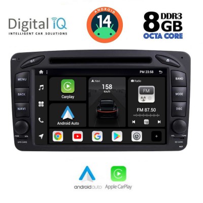 DIGITAL IQ BXF 671_CPAA (7'' DVD) MULTIMEDIA SYSTEM for MERCEDES C (W203) mod. 1999-2004