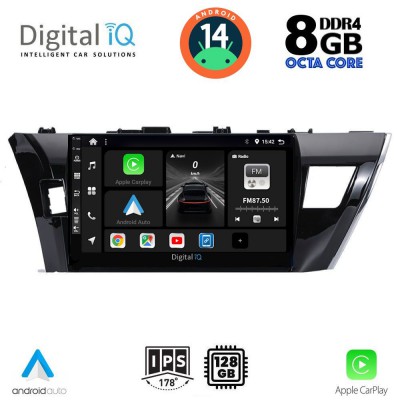 DIGITAL IQ BXF 7714_CPAA (10inc) MULTIMEDIA TABLET for TOYOTA COROLLA mod. 2013-2016