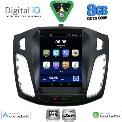 DIGITAL IQ BXF 7855_CPAA TESLA STYLE  for FORD FOCUS mod. 2011-2017