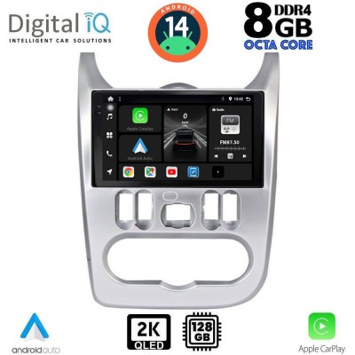 DIGITAL IQ BXF 8101_CPAA (9inc) MULTIMEDIA TABLET for DACIA DUSTER – LOGAN – SANDERO mod. 2006-2012