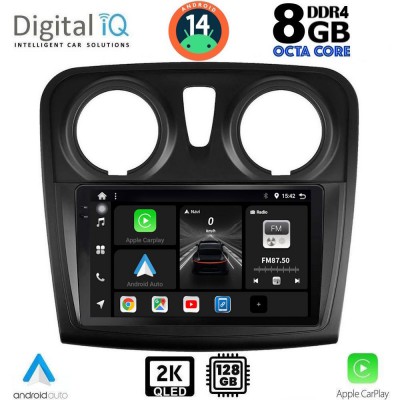 DIGITAL IQ BXF 8108_CPAA (9inc) MULTIMEDIA TABLET for DACIA LOGAN – SANDERO mod. 2012-2019