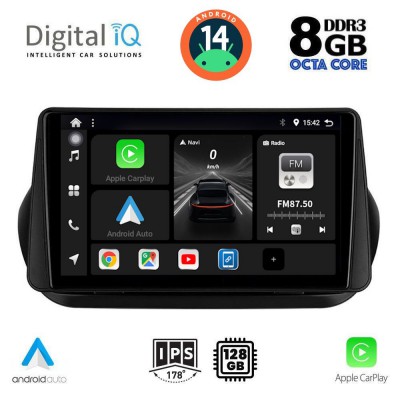 DIGITAL IQ BXF 8142_CPAA (9inc) MULTIMEDIA TABLET for CITROEN – FIAT – PEUGEOT mod. 2008-2018