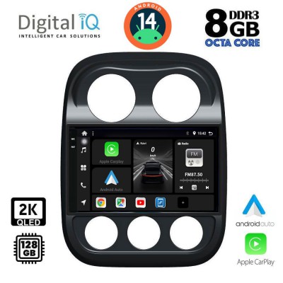 DIGITAL IQ BXF 8277_CPAA (10inc) MULTIMEDIA TABLET for JEEP COMPASS - PATRIOT mod. 2007-2016
