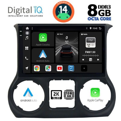 DIGITAL IQ BXF 8296_CPAA (10inc) MULTIMEDIA TABLET for JEEP WRANGLER  mod. 2014-2017