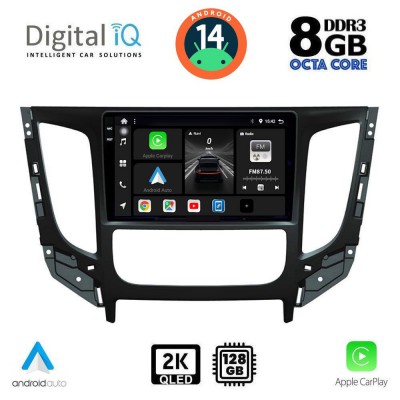 DIGITAL IQ BXF 8437_CPAA CLIMA (9inc) MULTIMEDIA TABLET for MITSUBISHI L200 mod. 2015>