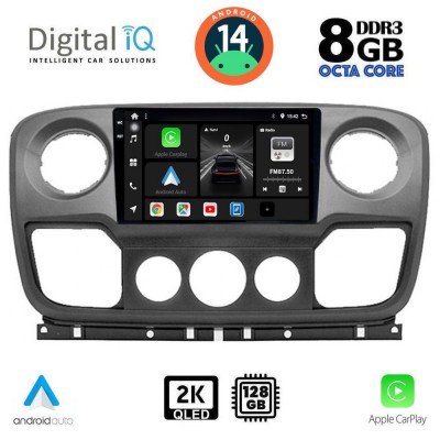 DIGITAL IQ BXF 8463_CPAA (10inc) MULTIMEDIA TABLET for NISSAN NV400 - OPEL MOVANO - RENAULT MASTER mod. 2010-2020