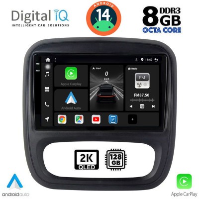 DIGITAL IQ BXF 8499_CPAA (9inc) MULTIMEDIA TABLET for OPEL VIVARO – RENAULT TRAFIC – FIAT TALENDO – NISSAN NV 300 mod. 2014>