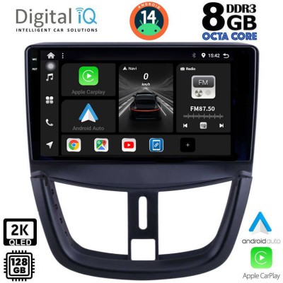 DIGITAL IQ BXF 8507_CPAA (9inc) MULTIMEDIA TABLET for PEUGEOT 207 mod. 2007>