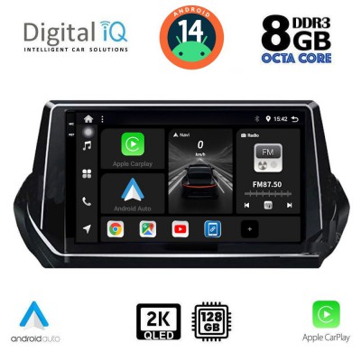 DIGITAL IQ BXF 8509_CPAA (9inc) MULTIMEDIA TABLET for PEUGEOT 208 – 2008 mod. 2021>